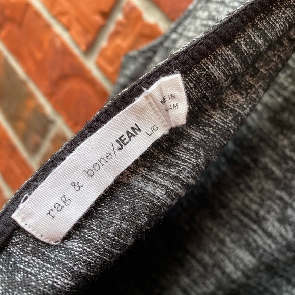 Rag & Bone Womens Large Gray Charlie Mock Neck VBack Cutout Tank Top - Picture 6 of 10